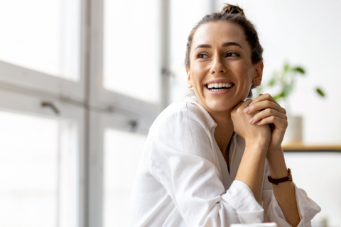 smiling woman