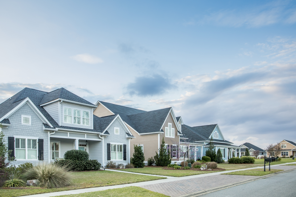 row of houses